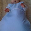 Blue baby sleeping bag