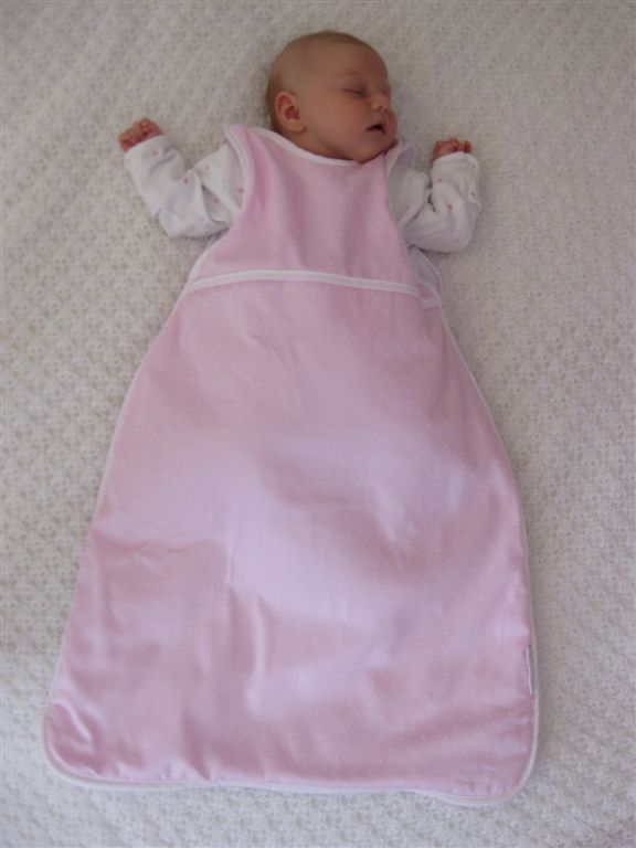 pink baby sleeping bag