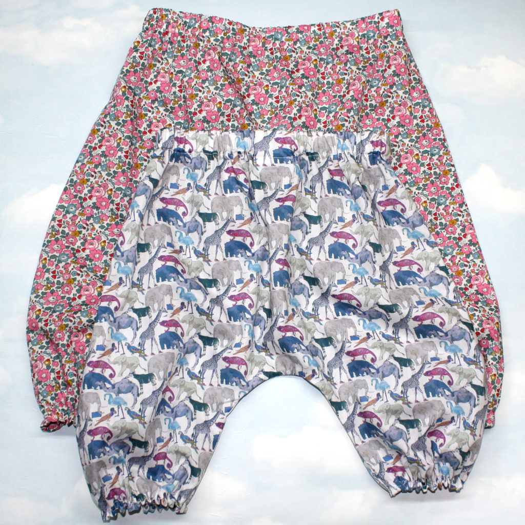 Liberty Baby Girl Bloomers Alice in Wonderland Dribblebuster