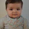Floral baby bib